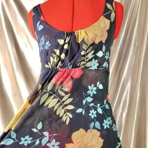 Sweet pea retro hippie boho mesh blouse!